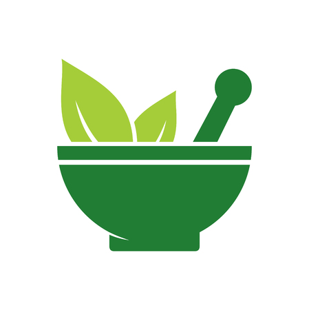 Phytoterapy icon on background for graphic and web design. Simple vector sign. Internet concept symbol for website button or mobile app.のイラスト素材