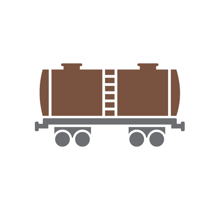 Railroad related icon on background for graphic and web design. Simple vector sign. Internet concept symbol for website button or mobile appのイラスト素材