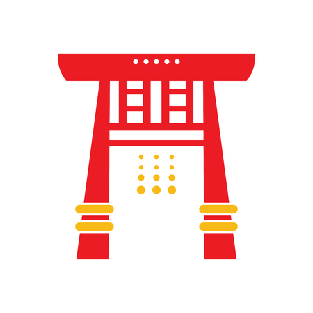 Chinese new year related icon on background for graphic and web design. Simple vector sign. Internet concept symbol for website button or mobile app.のイラスト素材