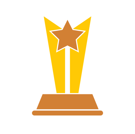 Awards icon on background for graphic and web design. Simple vector sign. Internet concept symbol for website button or mobile app.のイラスト素材
