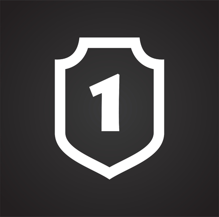 Award icon on background for graphic and web design. Simple vector sign. Internet concept symbol for website button or mobile app.のイラスト素材