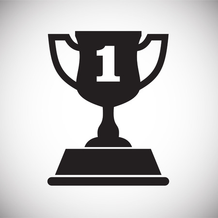 Awards icon on background for graphic and web design. Simple vector sign. Internet concept symbol for website button or mobile app.のイラスト素材