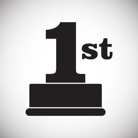 Awards icon on background for graphic and web design. Simple vector sign. Internet concept symbol for website button or mobile app.のイラスト素材