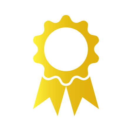 Award icon on background for graphic and web design. Simple vector sign. Internet concept symbol for website button or mobile app.のイラスト素材