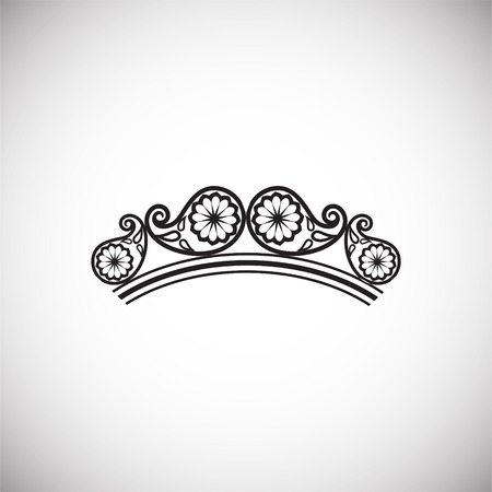 Jewelry icon on background for graphic and web design. Simple vector sign. Internet concept symbol for website button or mobile app.のイラスト素材