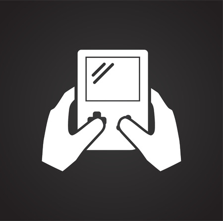 Gaming icon on background for graphic and web design. Simple vector sign. Internet concept symbol for website button or mobile app.のイラスト素材