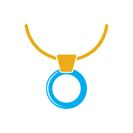 Jewelry icon on background for graphic and web design. Simple vector sign. Internet concept symbol for website button or mobile app.のイラスト素材