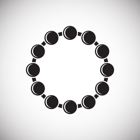 Jewelry icon on background for graphic and web design. Simple vector sign. Internet concept symbol for website button or mobile app.のイラスト素材