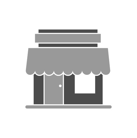 Building icon on background for graphic and web design. Simple vector sign. Internet concept symbol for website button or mobile app.のイラスト素材