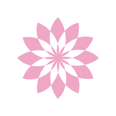 Lotos flower icon on background for graphic and web design. Simple vector sign. Internet concept symbol for website button or mobile app.のイラスト素材