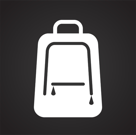 Case icon on background for graphic and web design. Simple vector sign. Internet concept symbol for website button or mobile appのイラスト素材