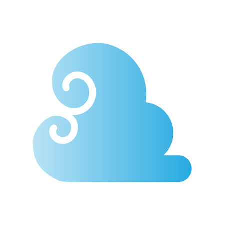 Asian cloud icon on background for graphic and web design. Simple vector sign. Internet concept symbol for website button or mobile app.のイラスト素材
