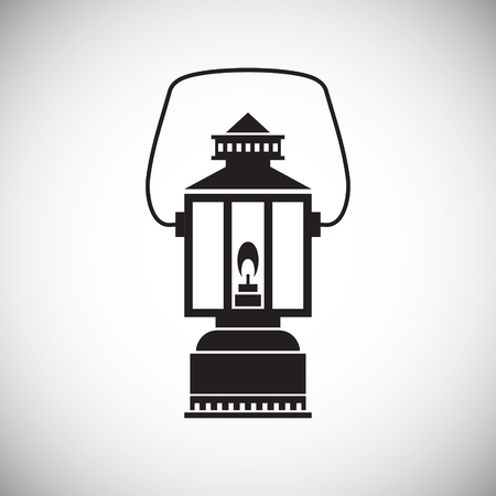 Lantern icon on background for graphic and web design. Simple vector sign. Internet concept symbol for website button or mobile app.のイラスト素材
