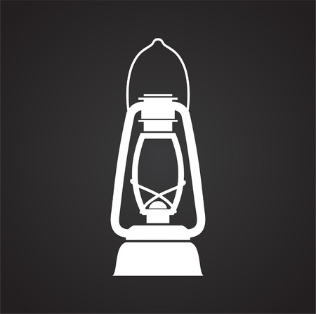 Lantern icon on background for graphic and web design. Simple vector sign. Internet concept symbol for website button or mobile app.のイラスト素材