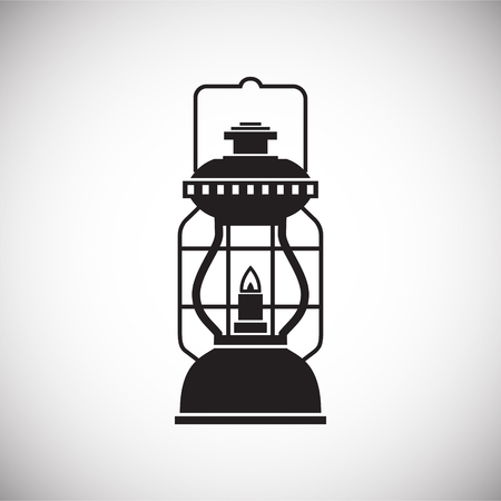 Lantern icon on background for graphic and web design. Simple vector sign. Internet concept symbol for website button or mobile app.のイラスト素材