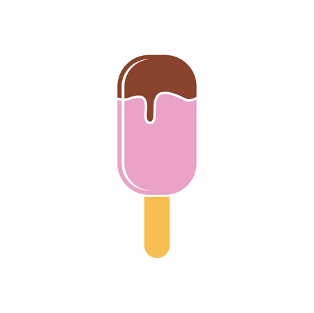 Ice cream icon on background for graphic and web design. Simple vector sign. Internet concept symbol for website button or mobile app.のイラスト素材