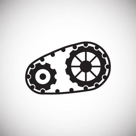 Technical mechanisms icon on background for graphic and web design. Simple vector sign. Internet concept symbol for website button or mobile app.のイラスト素材