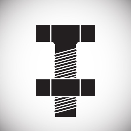 Technical mechanisms icon on background for graphic and web design. Simple vector sign. Internet concept symbol for website button or mobile app.のイラスト素材