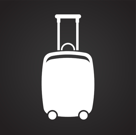 Case icon on background for graphic and web design. Simple vector sign. Internet concept symbol for website button or mobile appのイラスト素材
