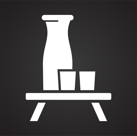 Japan culture related icon on background for graphic and web design. Simple vector sign. Internet concept symbol for website button or mobile appのイラスト素材