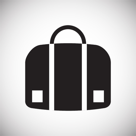Case icon on background for graphic and web design. Simple vector sign. Internet concept symbol for website button or mobile appのイラスト素材