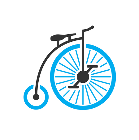 Bicycle icon on background for graphic and web design. Simple vector sign. Internet concept symbol for website button or mobile app.のイラスト素材
