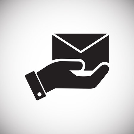 Delivery related icon on background for graphic and web design. Simple vector sign. Internet concept symbol for website button or mobile appのイラスト素材
