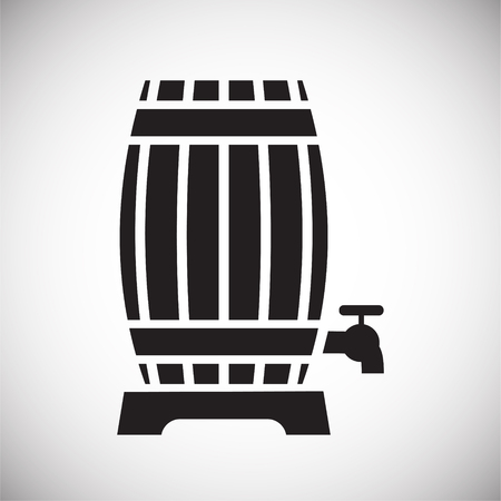 Wine related icon on background for graphic and web design. Simple vector sign. Internet concept symbol for website button or mobile appのイラスト素材