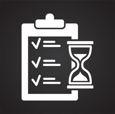 Delivery related icon on background for graphic and web design. Simple vector sign. Internet concept symbol for website button or mobile appのイラスト素材