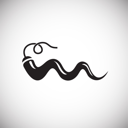Red Hot pepper icon on background for graphic and web design. Simple vector sign. Internet concept symbol for website button or mobile appのイラスト素材