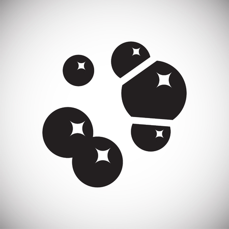 Molecula icon on background for graphic and web design. Simple vector sign. Internet concept symbol for website button or mobile appのイラスト素材