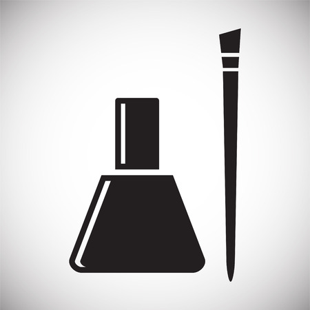 Beauty related icon on background for graphic and web design. Simple vector sign. Internet concept symbol for website button or mobile appのイラスト素材