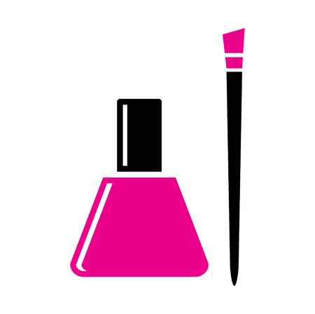 Beauty related icon on background for graphic and web design. Simple vector sign. Internet concept symbol for website button or mobile app.のイラスト素材