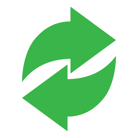 Recycling icon on background for graphic and web design. Simple vector sign. Internet concept symbol for website button or mobile app.のイラスト素材