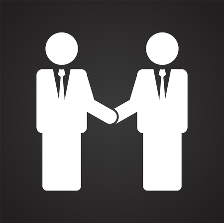 Business related icon on background for graphic and web design. Simple illustration. Internet concept symbol for website button or mobile app.のイラスト素材