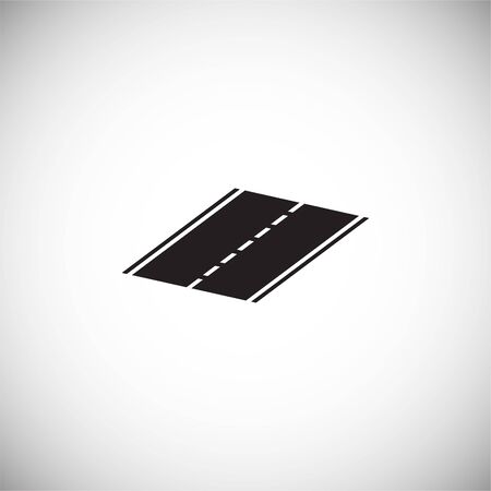 Road icon on background for graphic and web design. Simple illustration. Internet concept symbol for website button or mobile appのイラスト素材