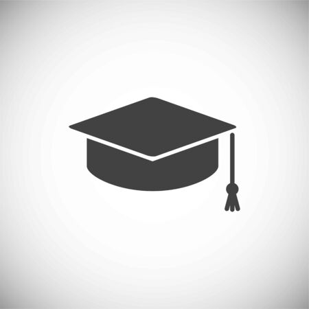 School related icon on background for graphic and web design. Simple illustration. Internet concept symbol for website button or mobile appのイラスト素材