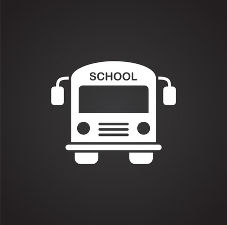 School related icon on background for graphic and web design. Simple illustration. Internet concept...