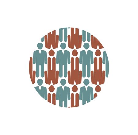 Business people related icon on background for graphic and web design. Simple illustration. Internet concept symbol for website button or mobile appのイラスト素材