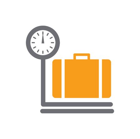 Airport related icon on background for graphic and web design. Simple vector sign. Internet concept symbol for website button or mobile appのイラスト素材