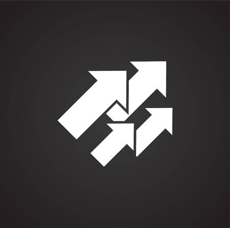 Performance icon on background for graphic and web design. Simple illustration. Internet concept symbol for website button or mobile appのイラスト素材