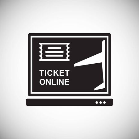 Airport related icon on background for graphic and web design. Simple vector sign. Internet concept symbol for website button or mobile appのイラスト素材