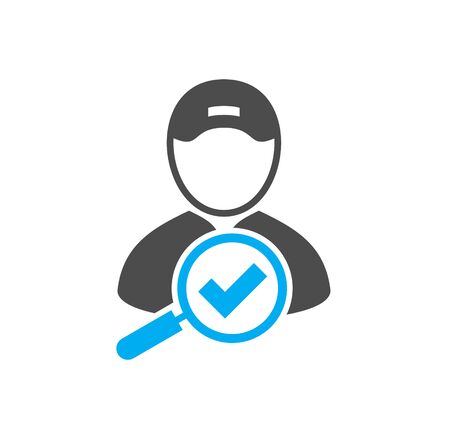 Service related icon on background for graphic and web design. Simple illustration. Internet concept symbol for website button or mobile appのイラスト素材