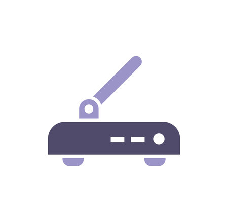 Computer hardware icon on background for graphic and web design. Simple illustration. Internet...
