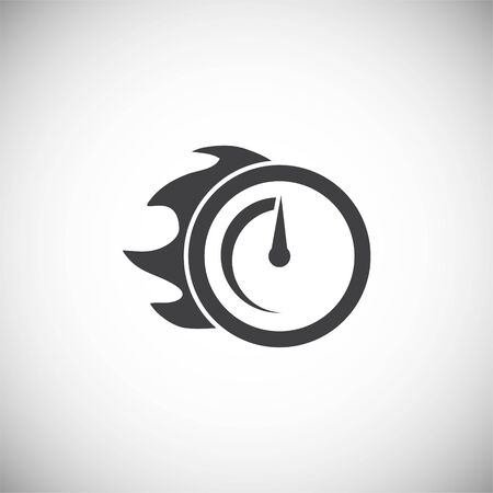 Performance icon on background for graphic and web design. Simple illustration. Internet concept symbol for website button or mobile appのイラスト素材