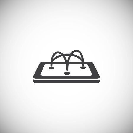 Geolocation related icon on background for graphic and web design. Simple illustration. Internet concept symbol for website button or mobile appのイラスト素材