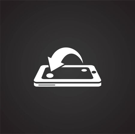 Geolocation related icon on background for graphic and web design. Simple illustration. Internet concept symbol for website button or mobile appのイラスト素材