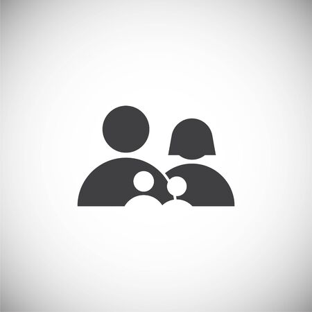 Reproduction related icon on background for graphic and web design. Simple illustration. Internet concept symbol for website button or mobile appのイラスト素材