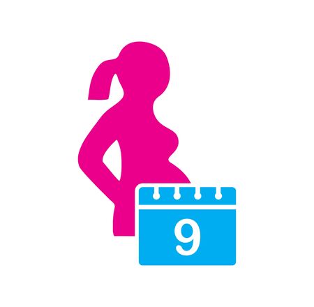 Reproduction related icon on background for graphic and web design. Simple illustration. Internet concept symbol for website button or mobile appのイラスト素材