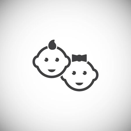 Reproduction related icon on background for graphic and web design. Simple illustration. Internet concept symbol for website button or mobile appのイラスト素材